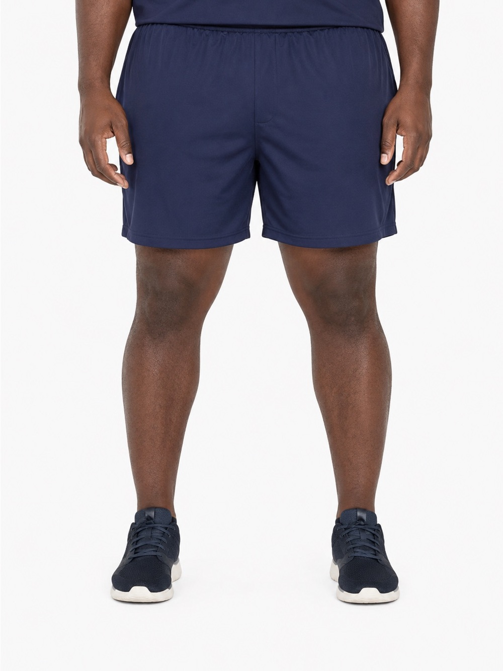 All In Motion Men's Stretch Woven Shorts 7" Navy Blue Size XXL